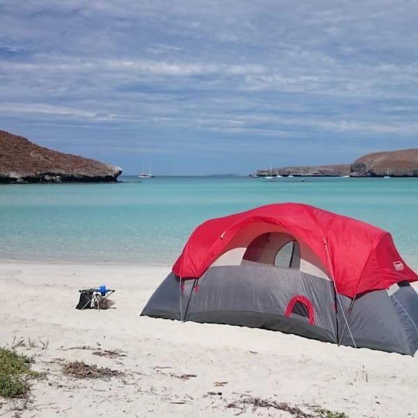 Campamento en la Playa