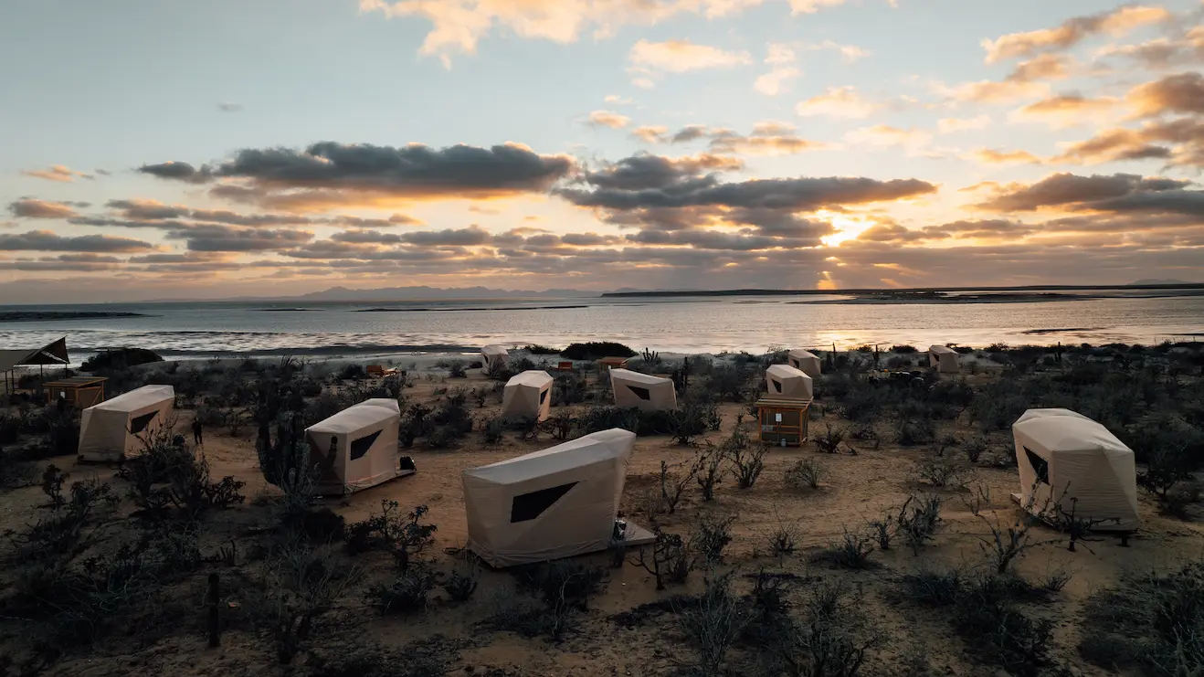 Magdalena Bay Ocean Camp Tent Exterior